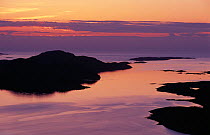 Islands in Fjord, Lauvsnes, Flatanger, Norway