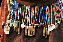 Bead jewellry of Jo / Hoan bushman, Bushmanland, Namibia. 1996