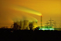 Emissions from cooling towers of Coal fired power station, Nottinghamshire, UK