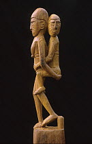 Asmat wood carving, Western Papuasia, Indonesia (Formerly Irian Jaya) 2002 (West Papua).