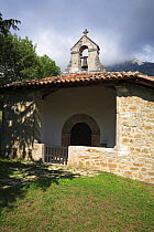 Hermitage of Santa Maria and Tejo de Bermiego, San Martin de Teverga, Asturias, Spain.