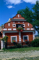 Traditional 18th century Czech farm cottage, Czech Republic