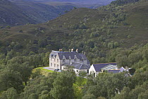 Alladale Lodge, Sutherland, Scotland, UK, 2005. Recently refurbished shooting lodge to accommodate eco-tourism guests to Alladale reserve where plans include reintroducing native species such as wolf.