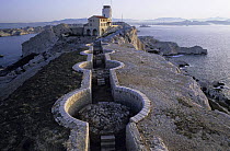 Lighthouse on Isle of Pomègues, Frioul, Marseille, France