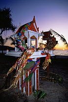 Spirit house, animist shrine, Patong Beach, Phuket Is, Thailand