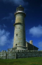 The Old Light lighthouse, Lundy Island, Devon, UK.