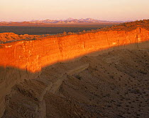 Cerro Colorado Crater at sunset, Biosphere Reserve of Pinacate and Gran Desierto Altar, Sonoran desert, Mexico