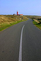 Road to Lighthouse, De Cocksdorp, Texel Island, Netherlands