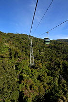 Skyrail from Kuranda to Cairns, passing over rainforest habitat, Barren Gorge National Park, Queensland, Australia