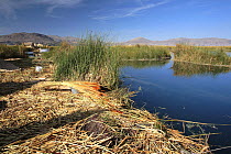 Uros Floating reed Islands, Lake Titicaca, Peru