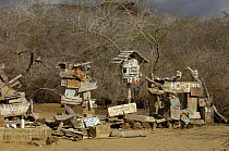 Post Office, Floreana Island. Galapagos Islands, South America