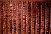 Ceiling painted with faces of angels in Orthodox christian church of Debre Berhan silase, Gondhar, North Ethiopia, 2006