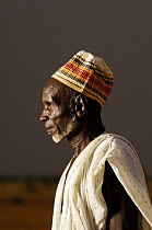 Fulani man, portrait, South Mauritania, West Africa, 2005