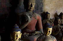 Buddha statues, Tawang, Arunachal Pradesh, India 2005