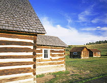 Traditional Hornbek Homestead, Florissant Fossil Beds National Monument, Colorado, USA