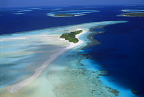 Aerial of South Male Atoll, Maldives