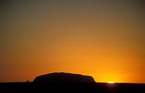 Ayer's Rock (Uluru) at Dawn, Northern Territories, Australia