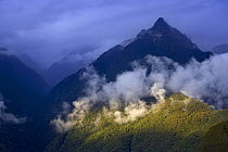 Storm clouds over the mountains (Andes) nr Machu Picchu, Peru