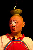 Sichuan Opera performer, Shu Feng Ya Yun Tea House in Chengdue, Shaanxi Province, China 2006