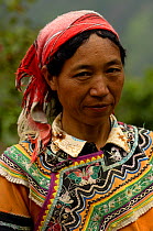 Yi Ethnic minority people. Yuanyang, Honghe Prefecture, Yunnan Province, China 2006