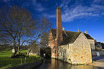 The River Eye and the Old Mill at Lower Slaughter, Gloucestershire, England