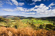 View from Buckland Hill, Brecon Beacons National Park, Wales