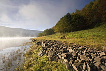 Talybont reservoir in the Autumn, Brecon Beacons National Park, Powys, Wales