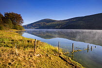 Talybont reservoir in the Autumn, Brecon Beacons National Park, Powys, Wales