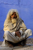 Hindu Holy Man or Sadhu, Bharatpur village, Rajasthan, India 2006