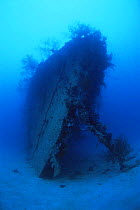 Shipwreck of the 'Fumasuki', Japanese WWII destroyer, Chuuk / Truk lagoon, Chuuk islands, Pacific ocean islands