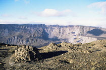 Volcanic caldera, Fernandina Is, Galapagos