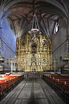 Inside Coria Cathedral, Caceres, Spain