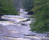 Waterfall on the Presque Isle River, Porcupine Mountains Wilderness State Park, Michigan, USA