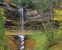 Munising Falls in Pictured Rocks National Lakeshore, Michigan, USA