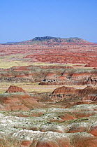 The Painted Desert, part of the Petrified Forest National Park stretches some 50,000 acres of colorful mesas, butes, and badlands, Arizona, USA