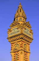 The Castellane tower in Epernay, Cte de Blancs vineyard, Champagne country, France