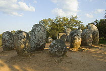 Ancient Standing stones, Cromlech, nr. Evora, Portuga l4-5,000 BC.