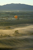 Hot air balloon ride over Atherton Tablelands, Queensland, Australia