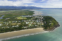 Aerial view of Port Douglas, Queensland, Australia