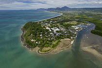 Aerial view of Port Douglas, Queensland, Australia