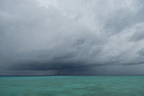 Storm brewing over the ocean, Tubbataha Reef, Palawan, Philippines.