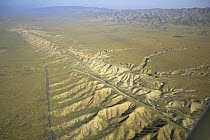 Aerial view of the San Andreas Fault, California, USA, 1994