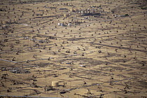 Aerial view of Naval Petroleum Reserves, Kern County, California, USA, 2005