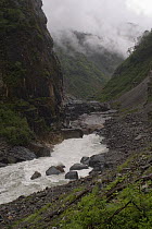 Yarlung gorge, world's deepest gorge, Tibet, May 07. 'Wild China' series