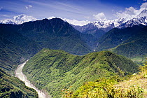 Yarlung gorge, Tibet, May 07, 'Wild China' series  Note - world's deepest gorge,
