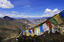 Prayer Flags at the Xiongse nunnery, Tibet 2007