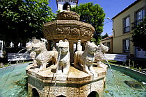 A Fountain in Ponteceso, Costa da Morte, Galicia, Spain