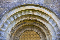 Archway at the church of St Mary at Guiting power, The Cotswolds, Gloucestershire