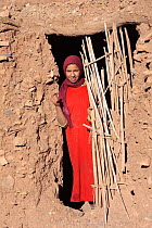Young Berber woman in Dades Gorge, Morocco December 2007