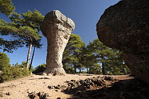 Rock stacks in Ciudad Encantada Natural Park, Cuenca, Spain